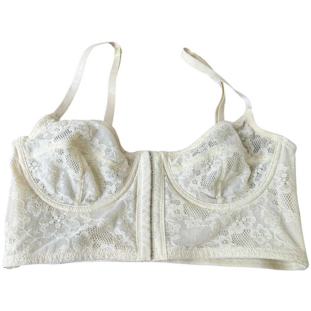 Intimately free People Lace Bralette Womens XS Cottagecore Romantic Rockabilly